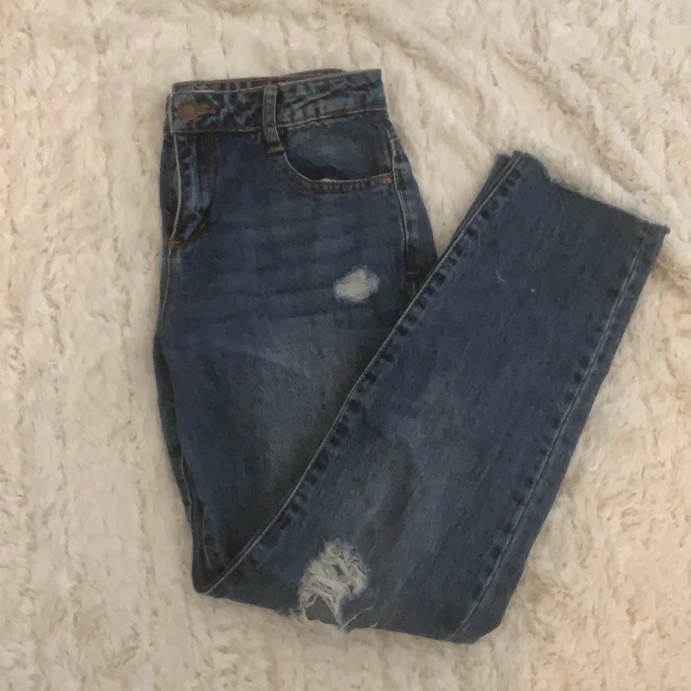 Urban outfitters, high rise/straight leg